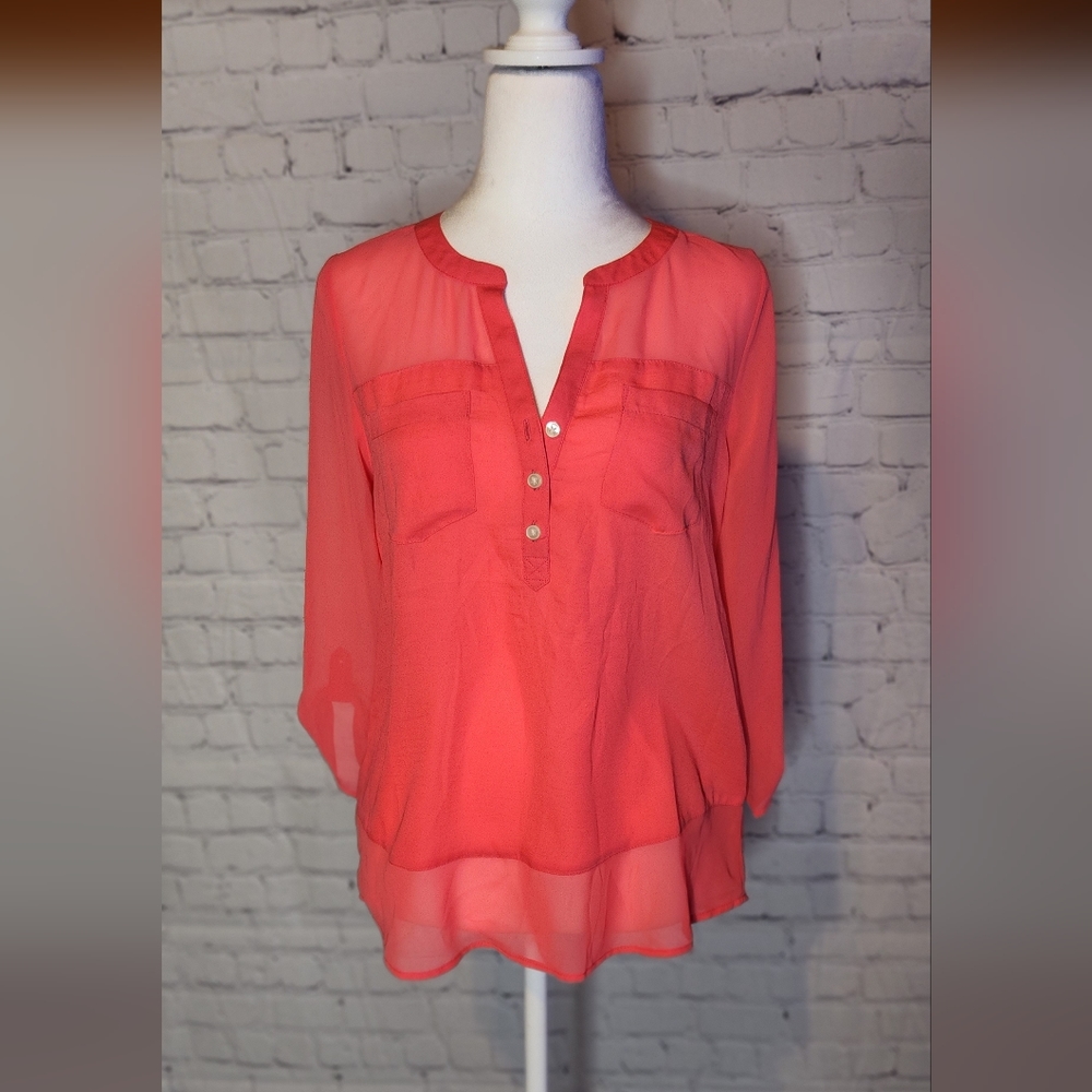 Express Coral Blouse